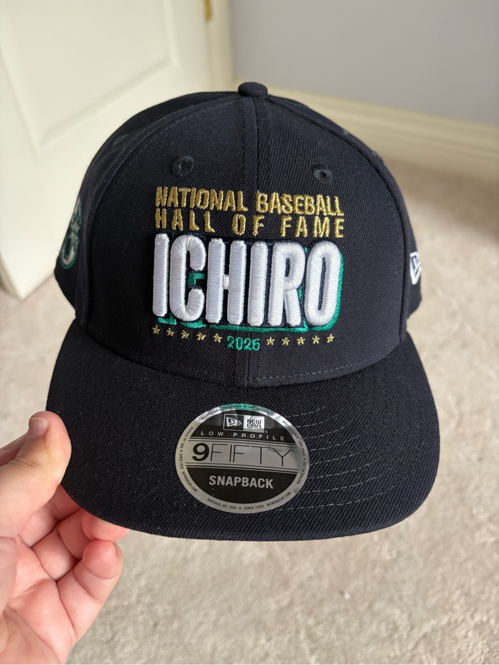 New Era Ichiro Hall of Fame Embroidered Snapback